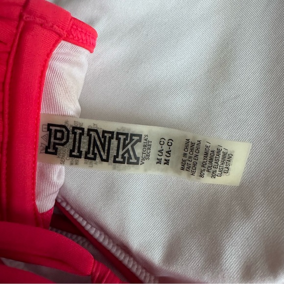 Victoria's Secret PINK | Red Knotted Back Body Wrap Bikini Top | Size Medium - Picture 8 of 9